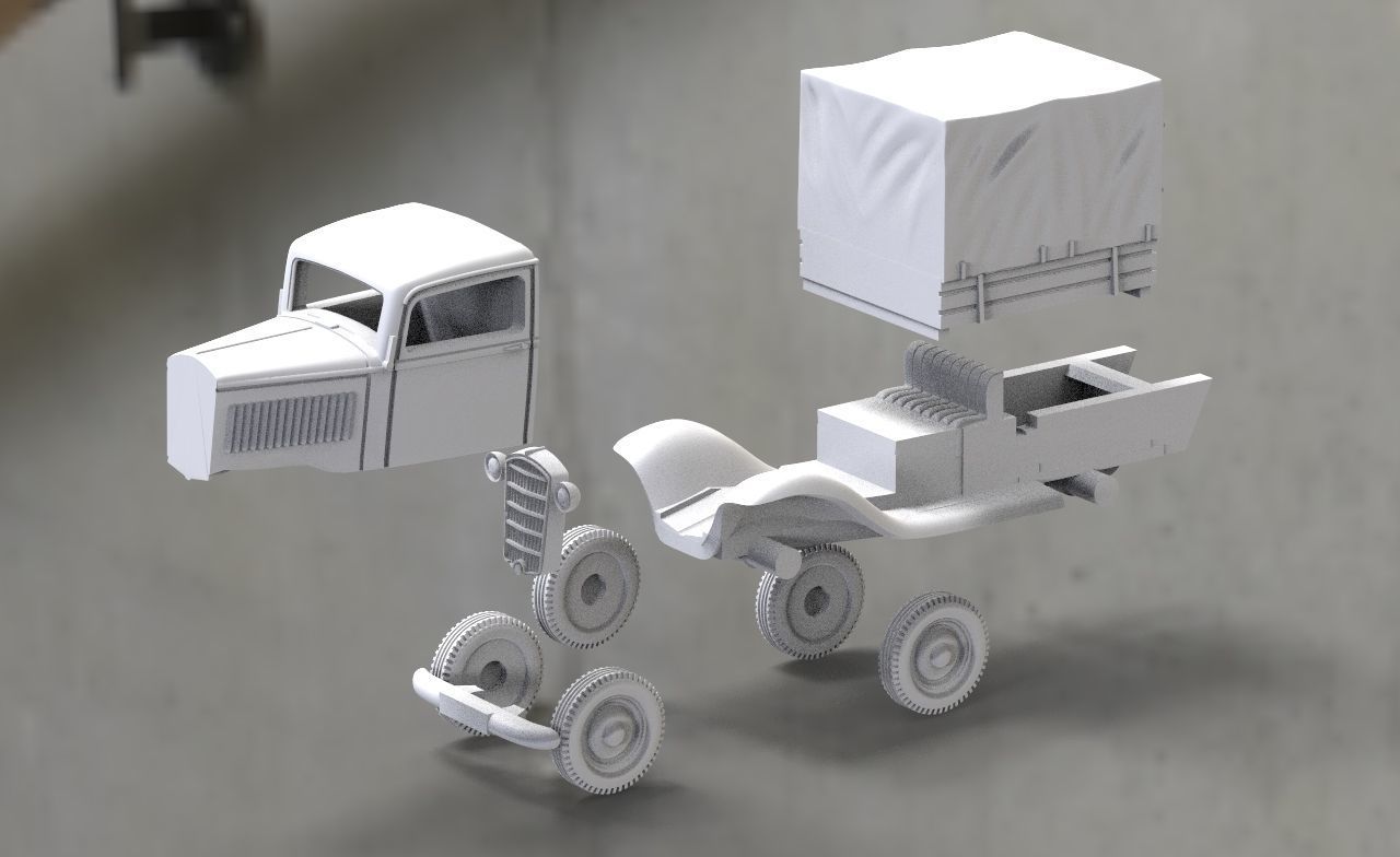 opel p4 3D print model_5