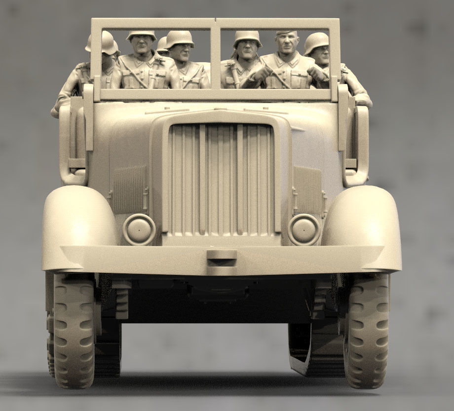 sd kfz 7 1  3D print model_5