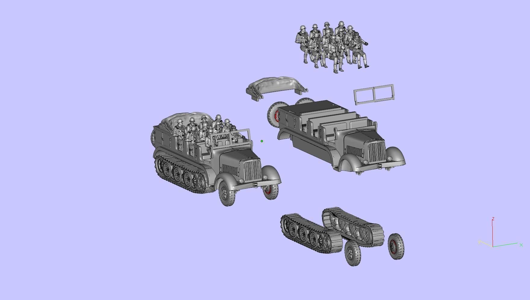 sd kfz 7 1  3D print model_6