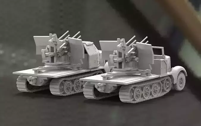 sd kfz 7 1 3D print model