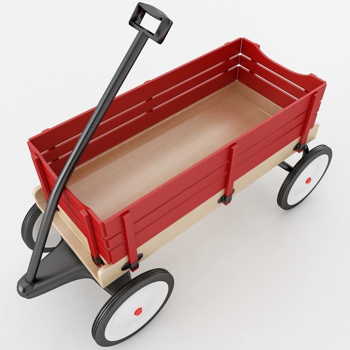 Toy Wagon 3D model_3