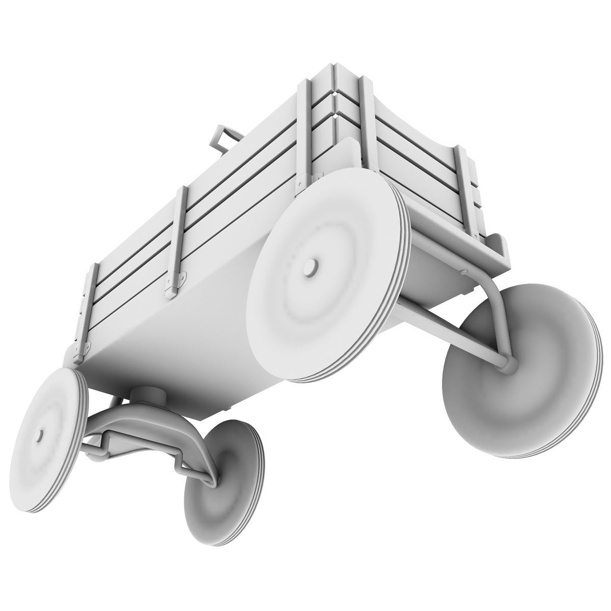 Toy Wagon 3D model_7