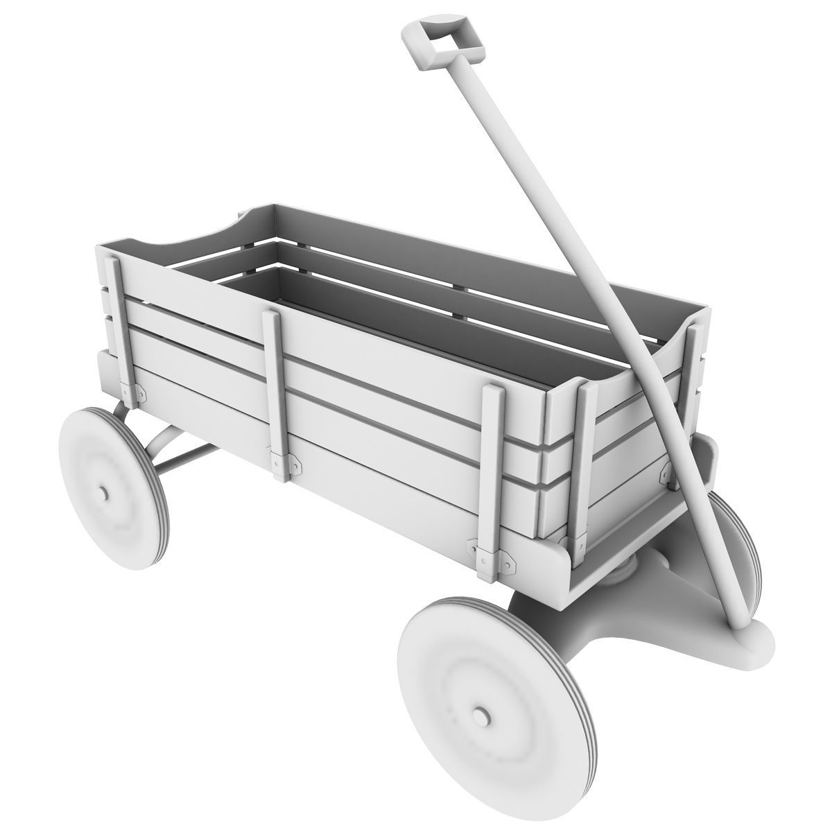 Toy Wagon 3D model_5