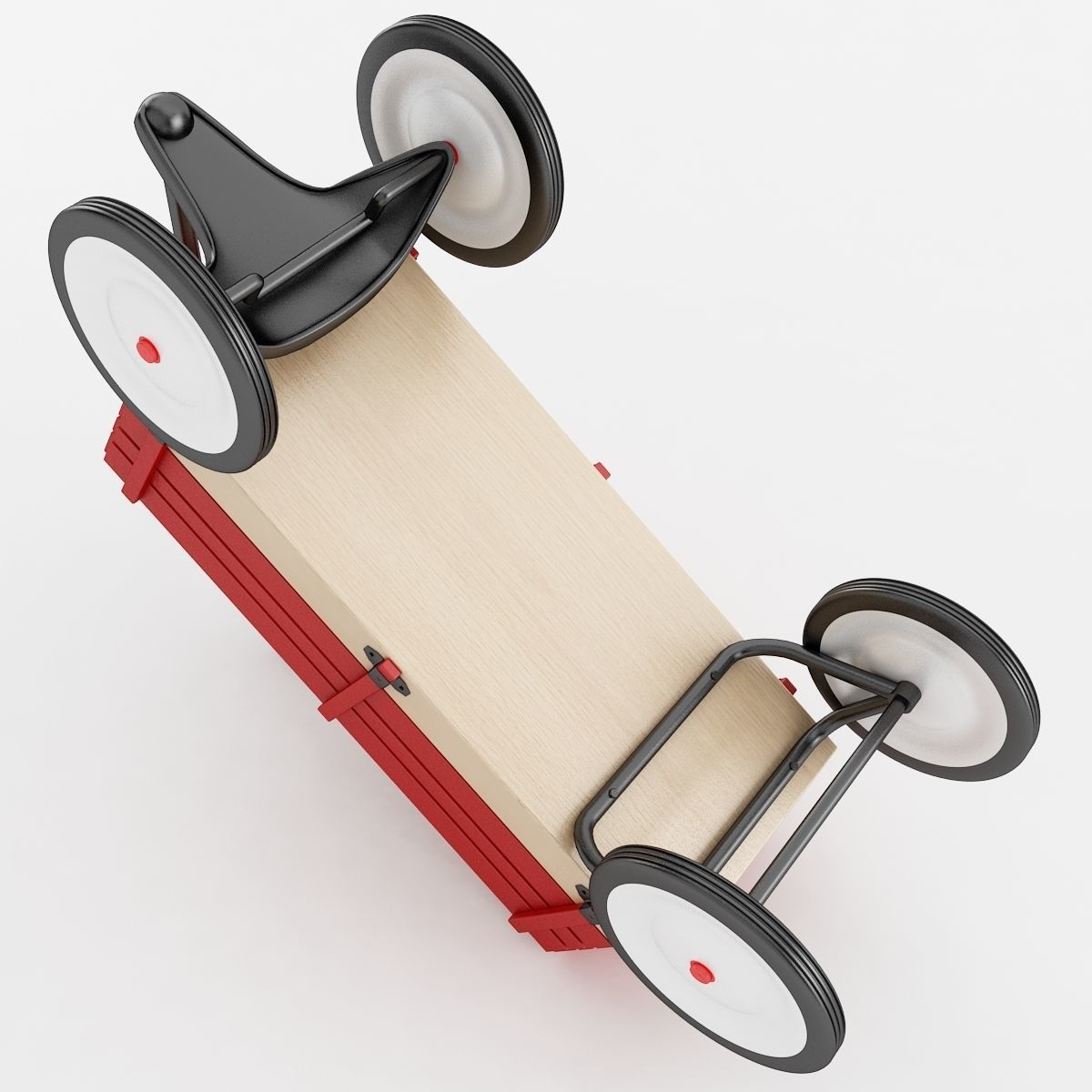 Toy Wagon 3D model_4