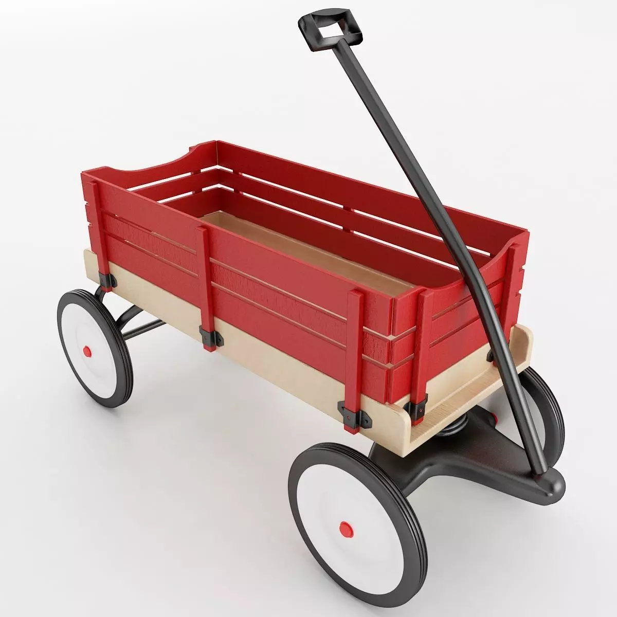 Toy Wagon 3D model_0