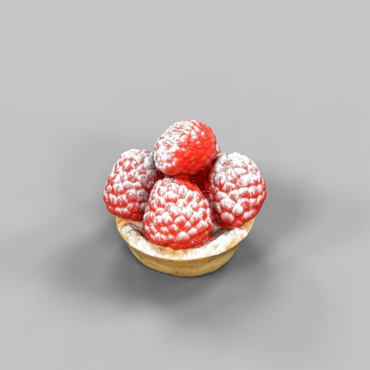 Raspberry Pie Mini Low-poly 3D model_2