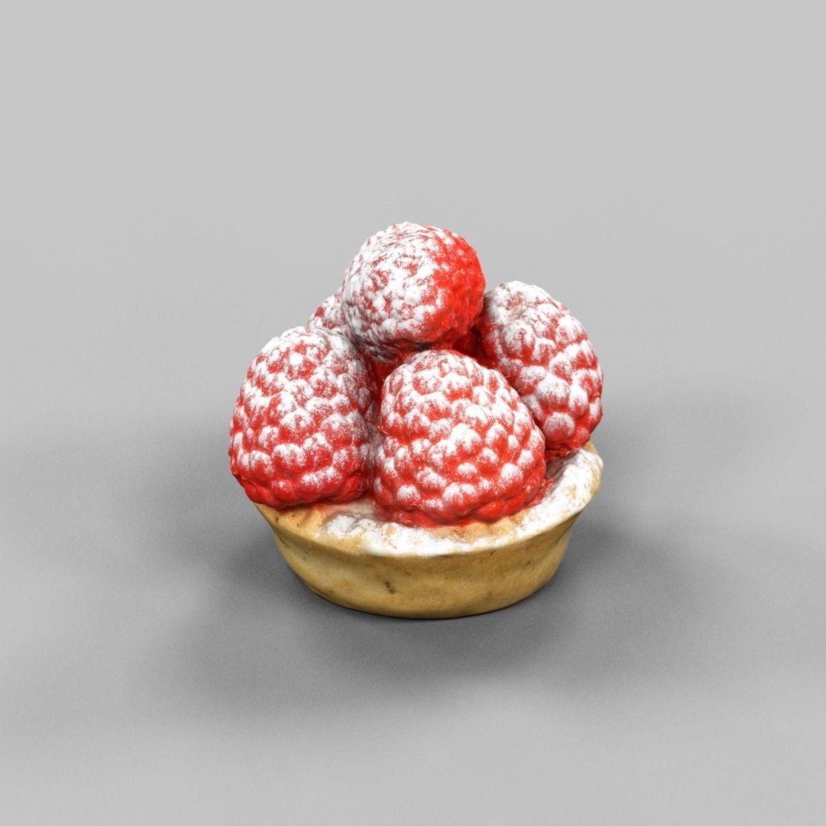 Raspberry Pie Mini Low-poly 3D model_0