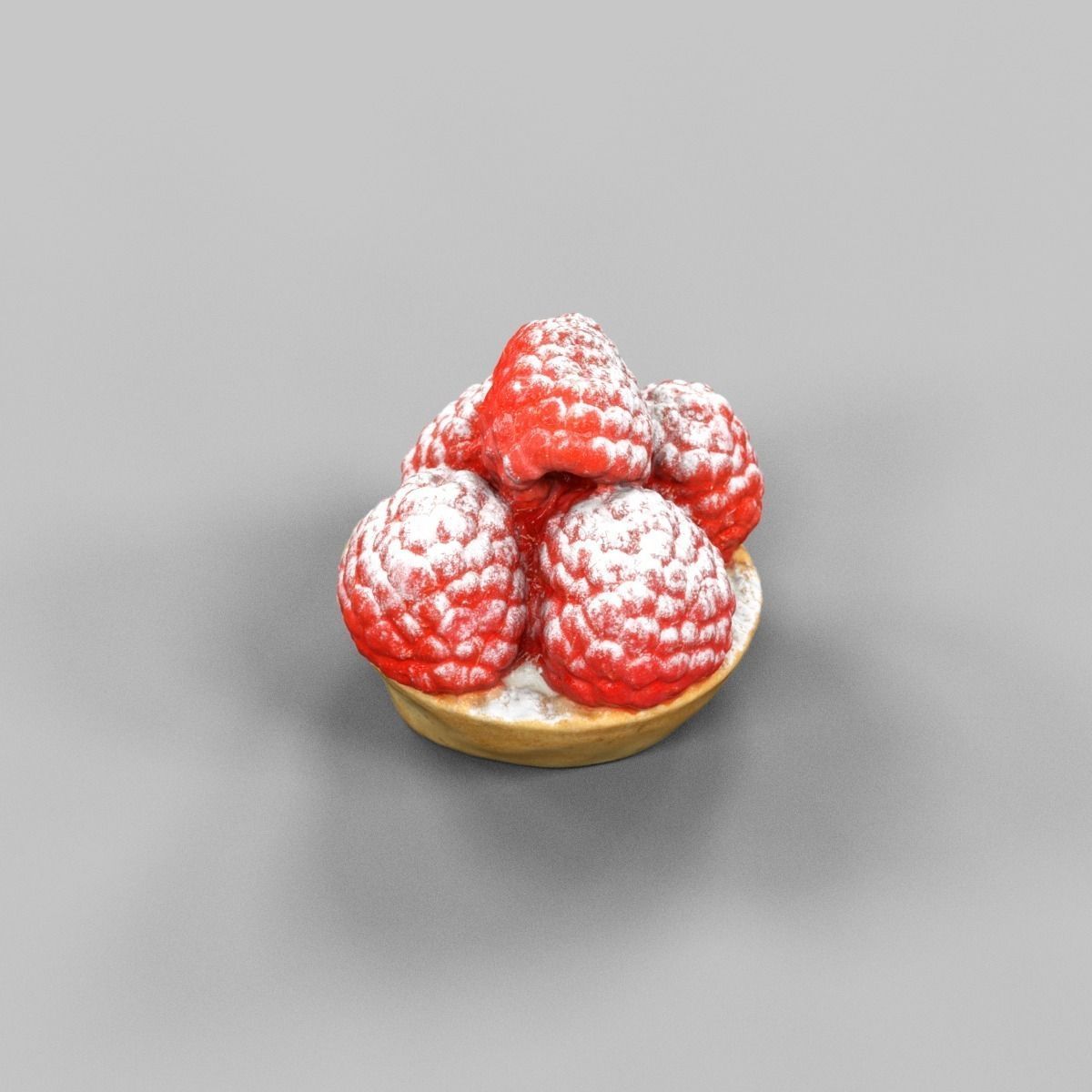 Raspberry Pie Mini Low-poly 3D model_3