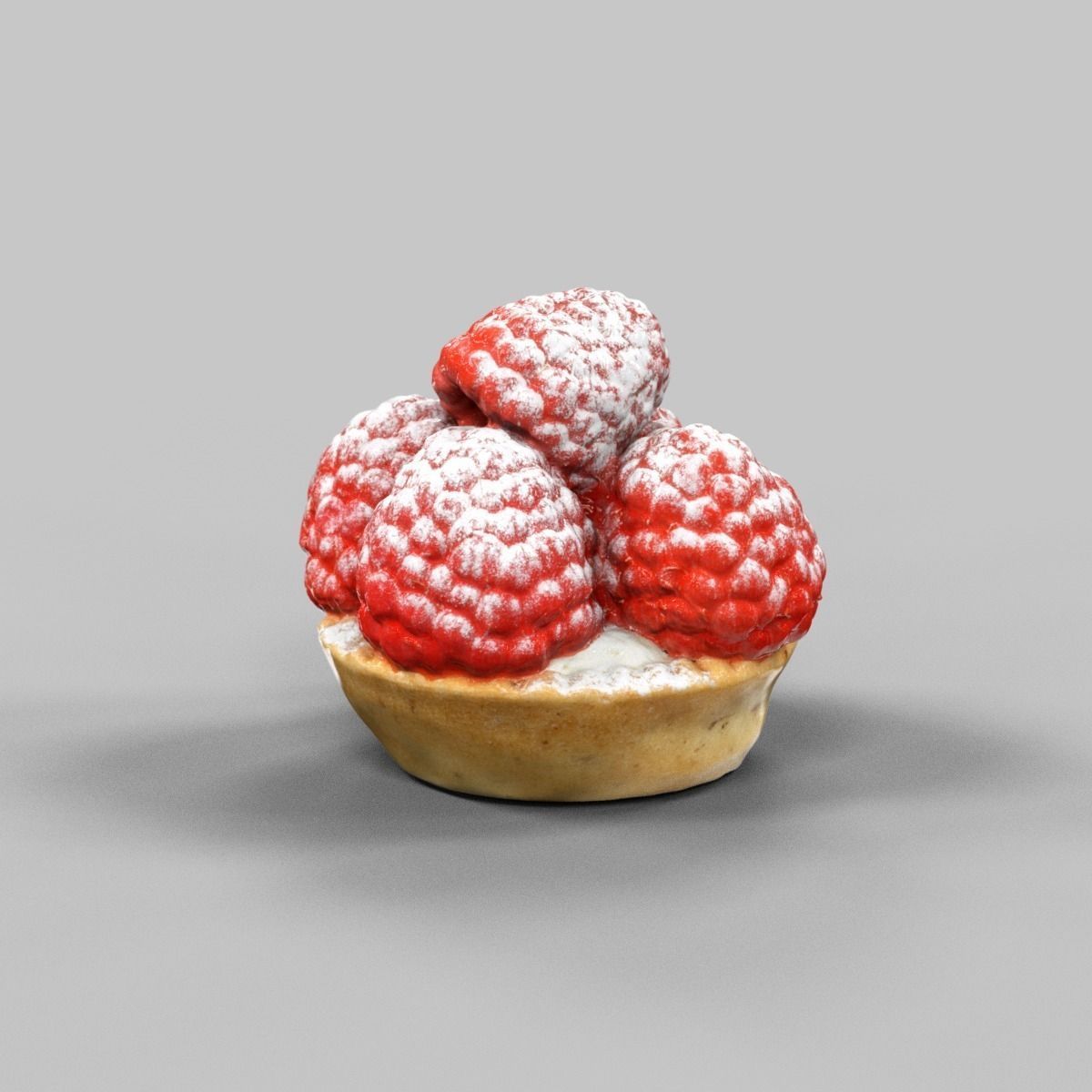 Raspberry Pie Mini Low-poly 3D model_1