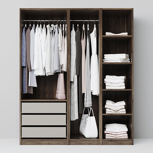 wardrobe  clothes 3D model