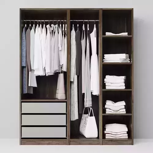 wardrobe  clothes 3D model