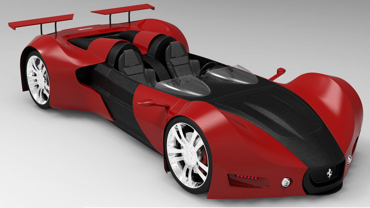 ferrari celeritas 3d model 3D model_3