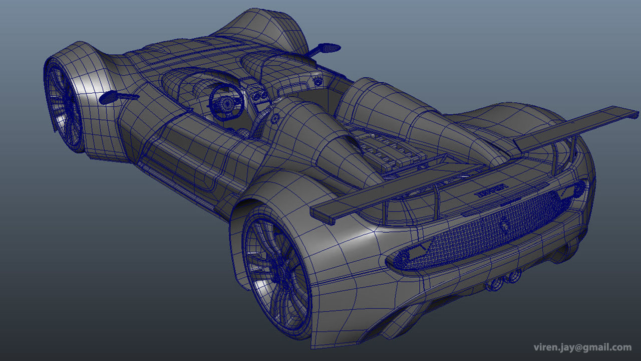 ferrari celeritas 3d model 3D model_5