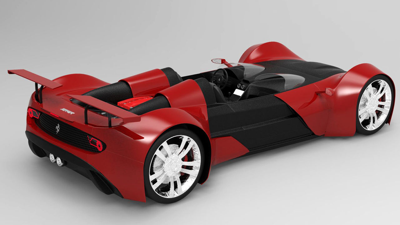 ferrari celeritas 3d model 3D model_4