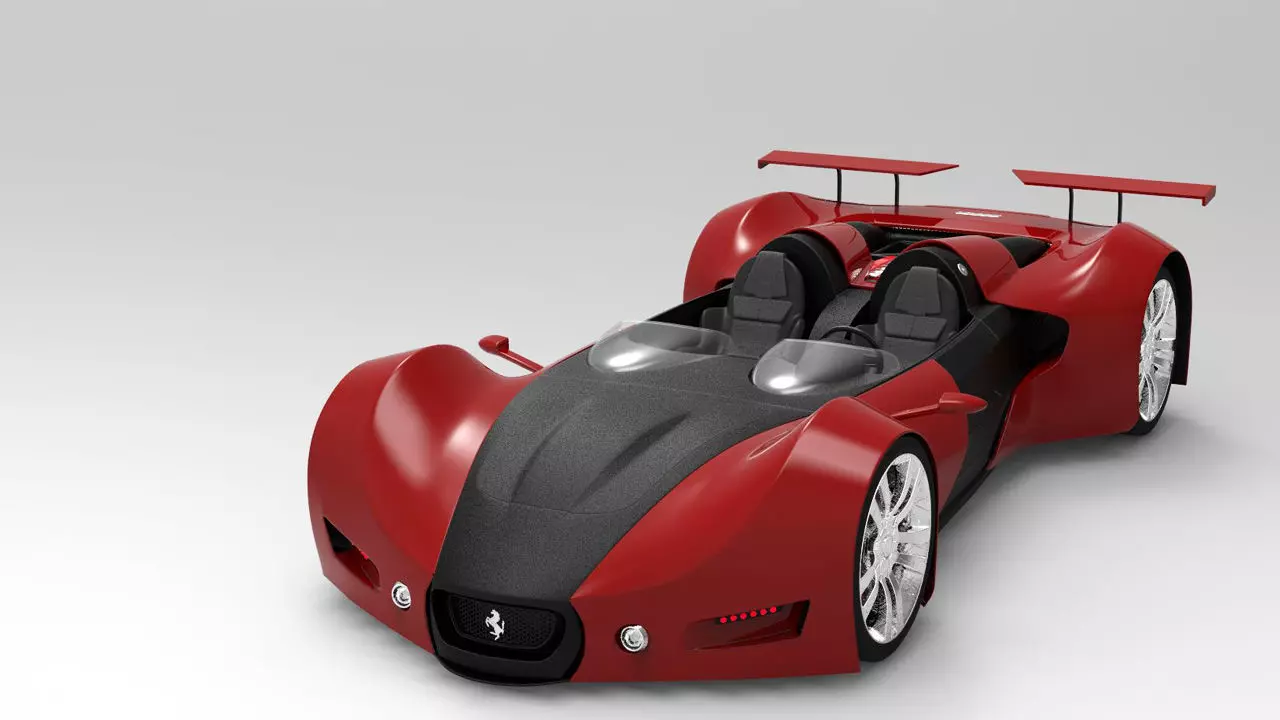 ferrari celeritas 3d model 3D model_0