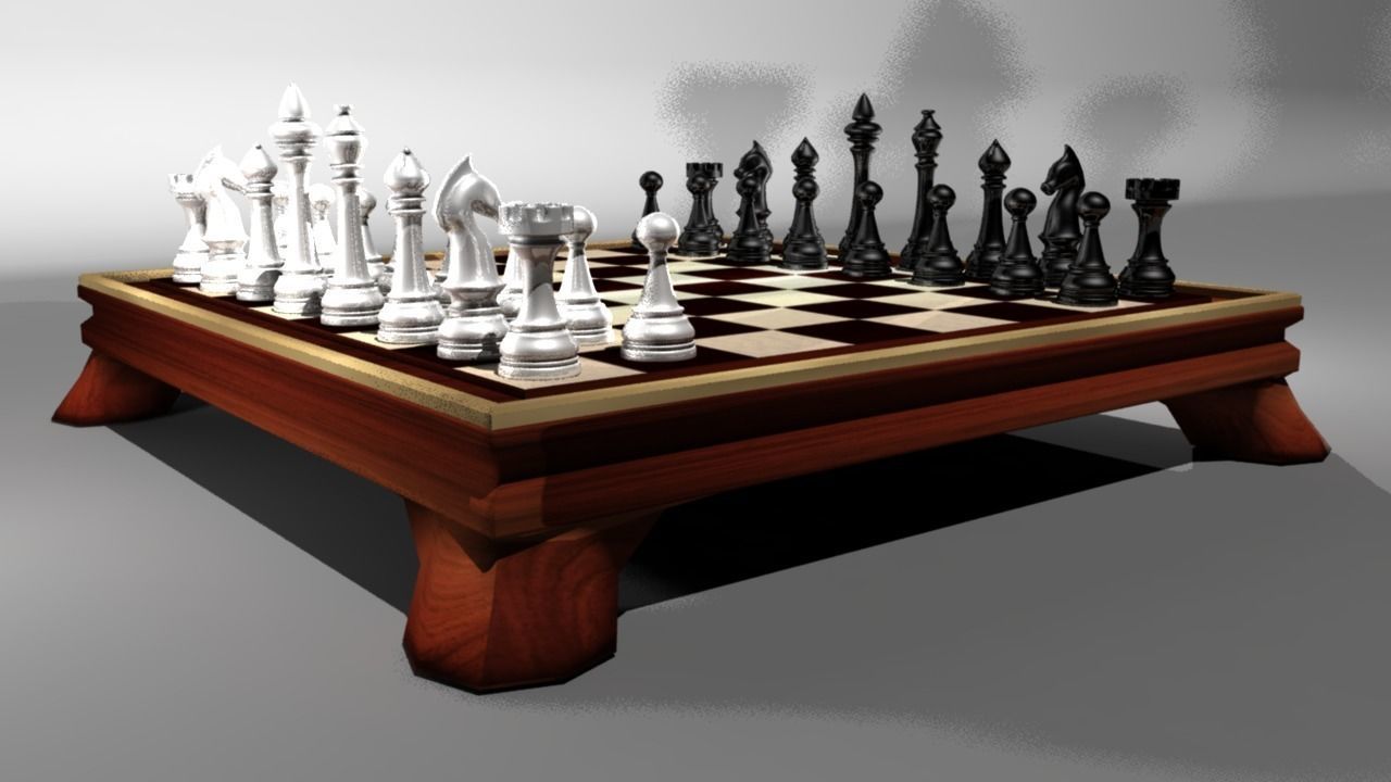Custom Chess 3D model_3