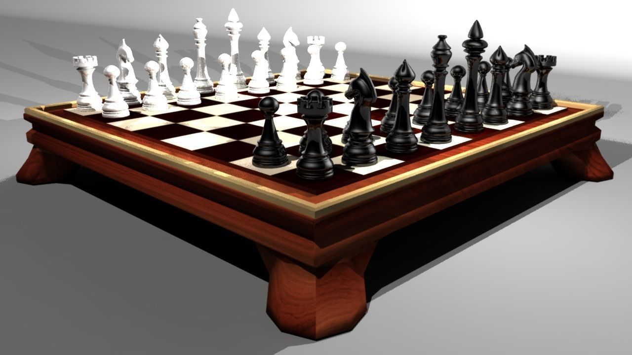 Custom Chess 3D model_6