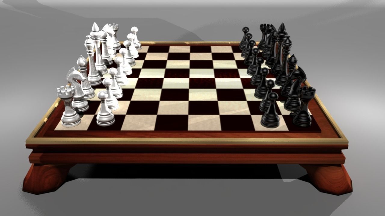Custom Chess 3D model_5