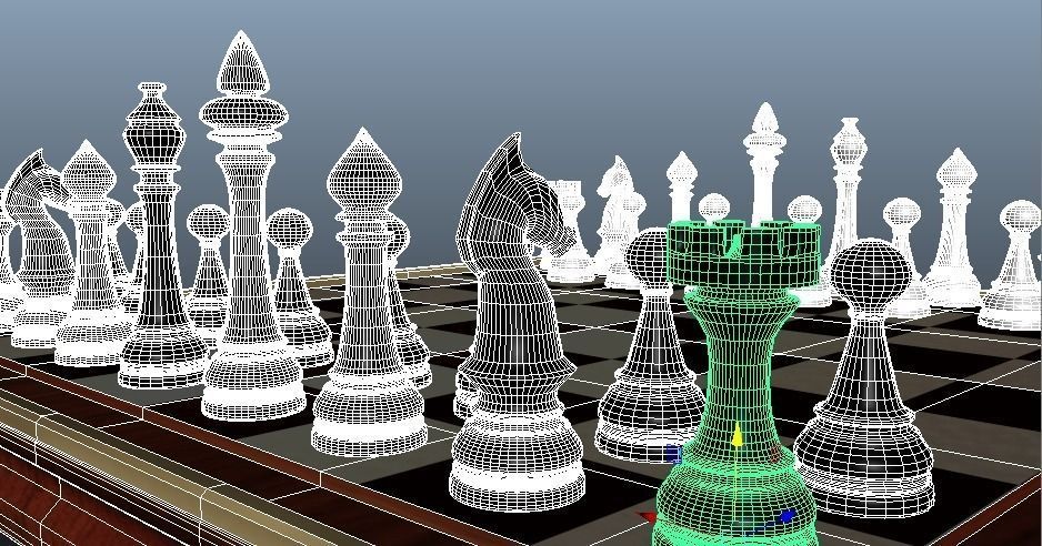 Custom Chess 3D model_7