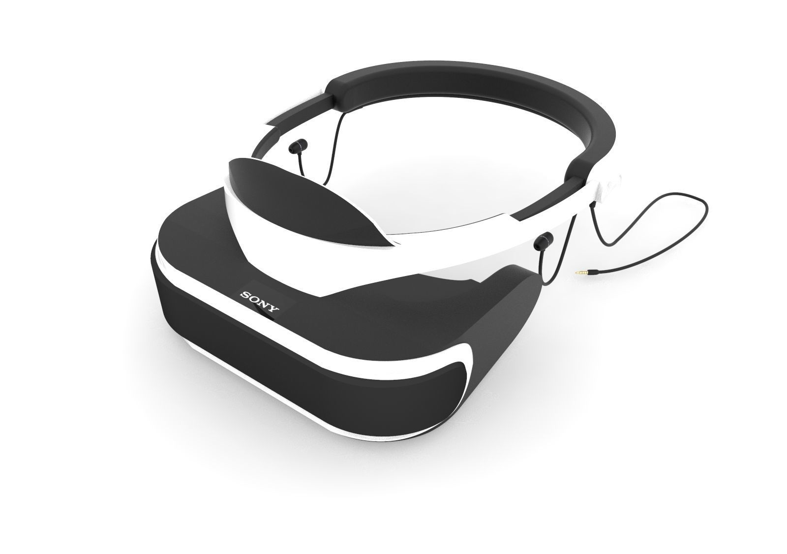 VR Headset 3D model_2