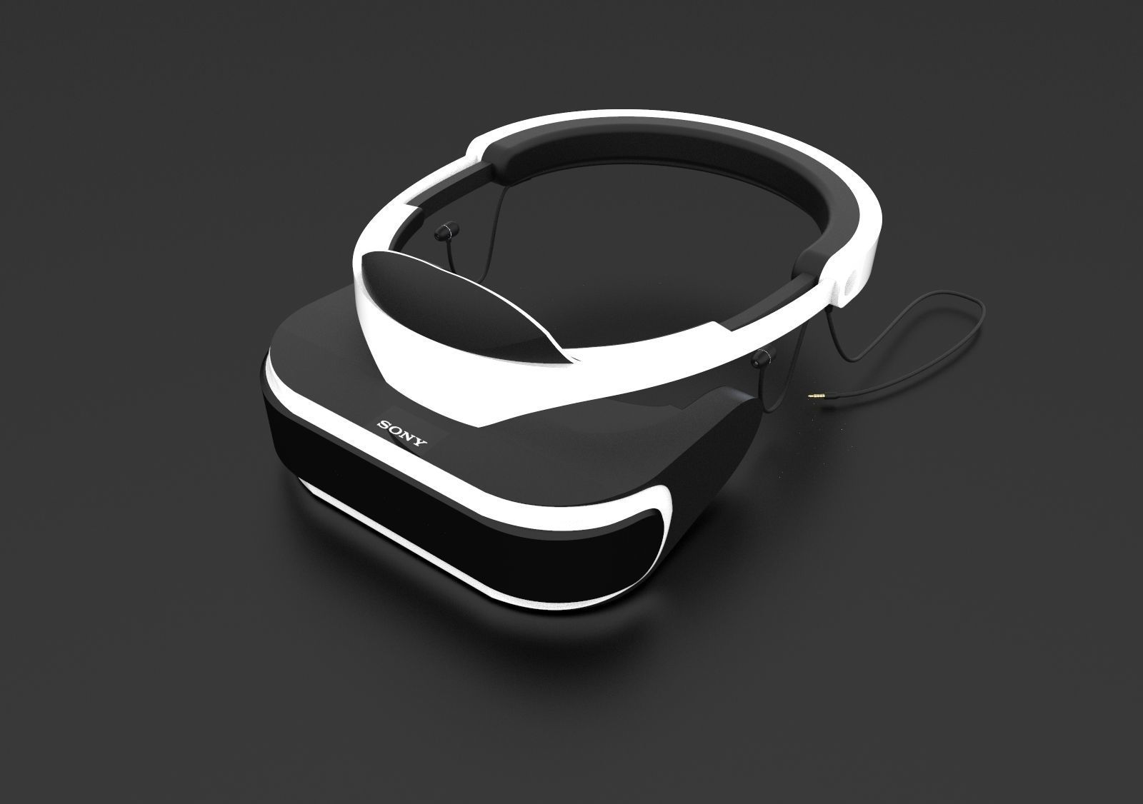 VR Headset 3D model_3