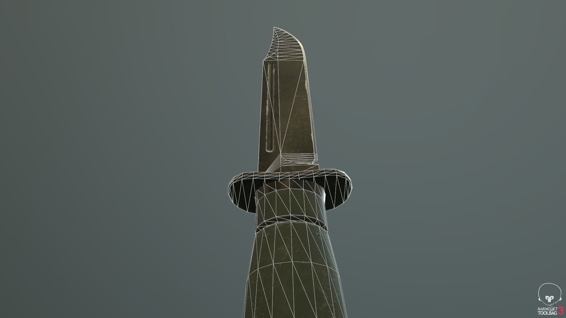 Game Ready Tactical Combat Knife Low-poly 3D model_20