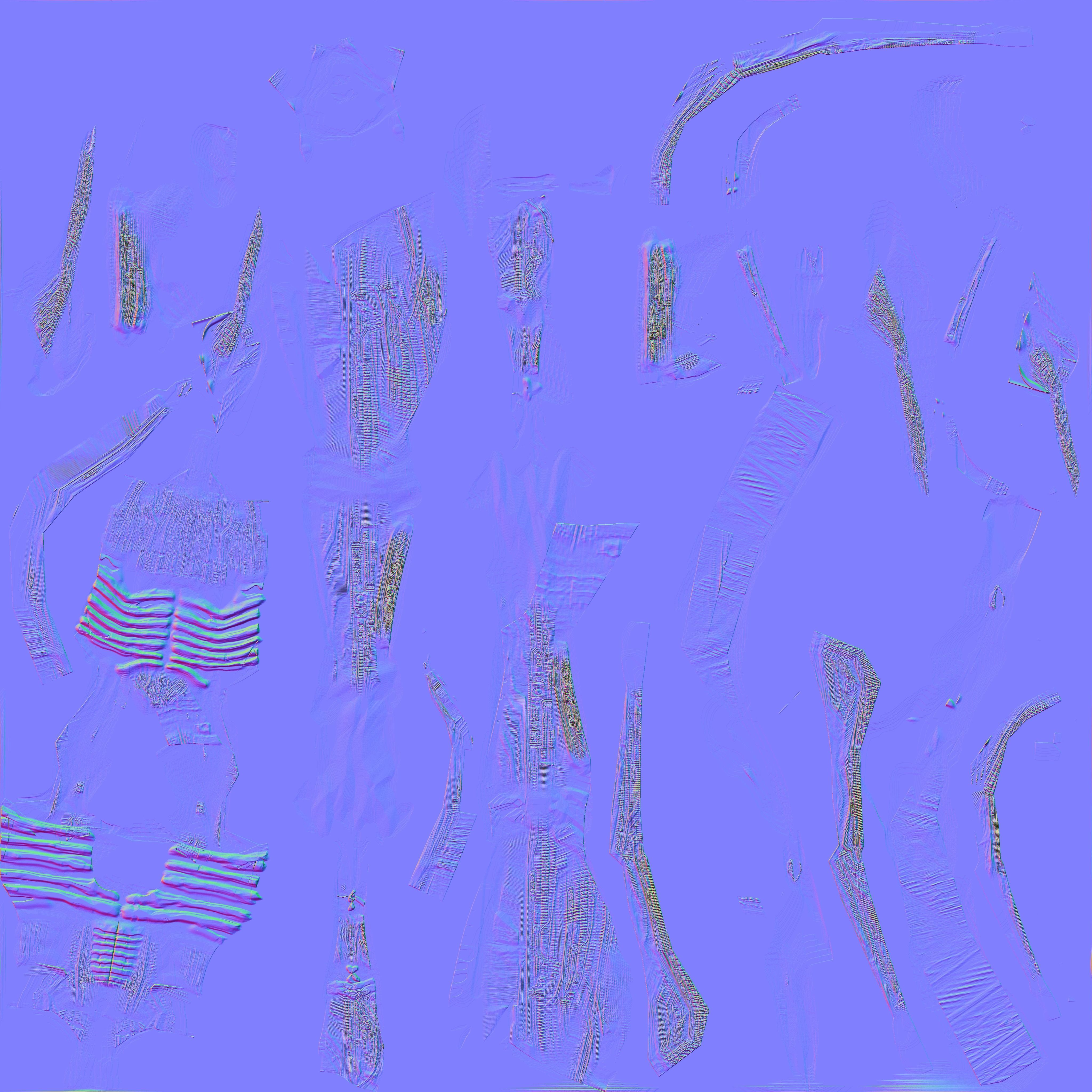  Xenomorph Low-poly 3D model_5