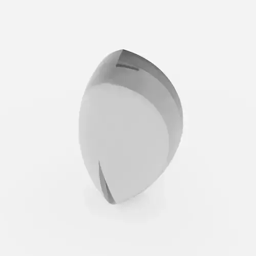 Trisphere optical Lens Simple Shapes Collection Free 3D model
