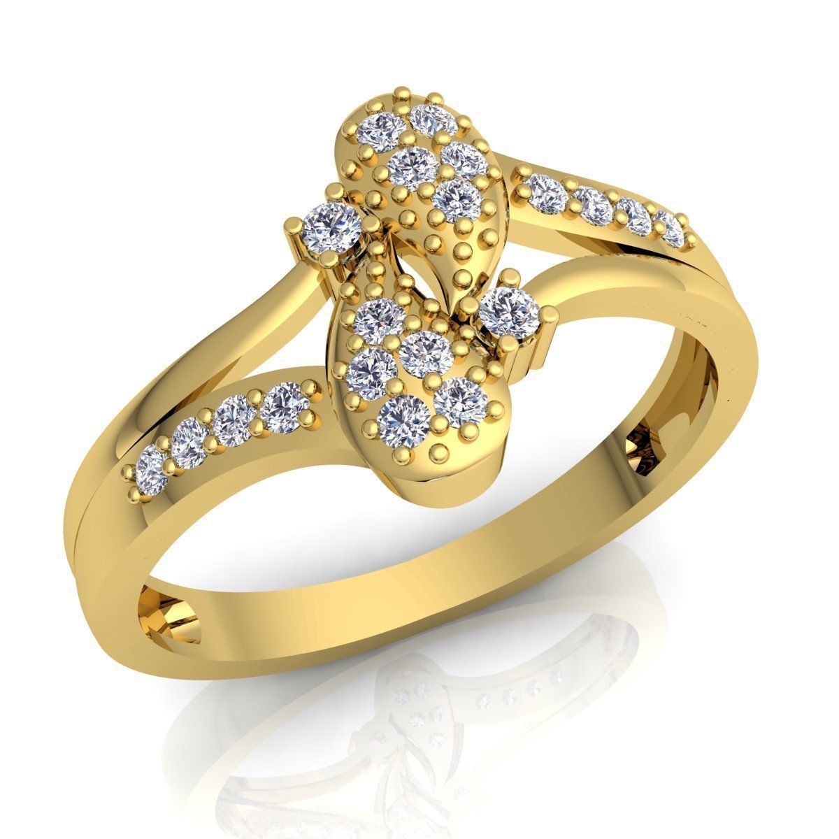 Fancy Ring 3d Model and Render Detail 3D print model_2