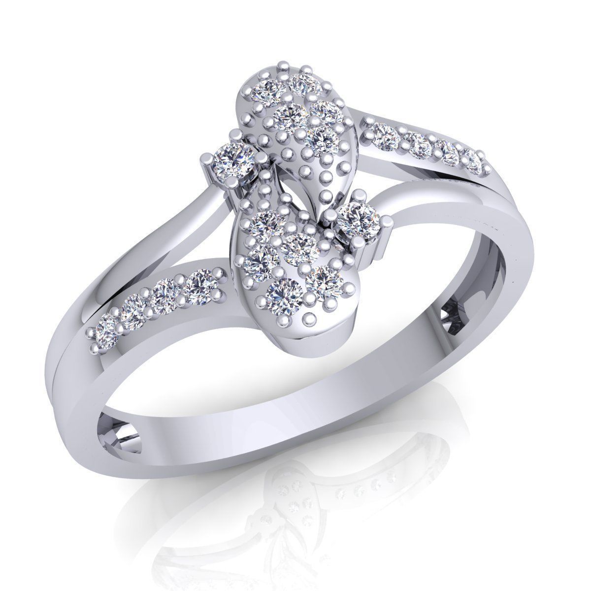 Fancy Ring 3d Model and Render Detail 3D print model_4