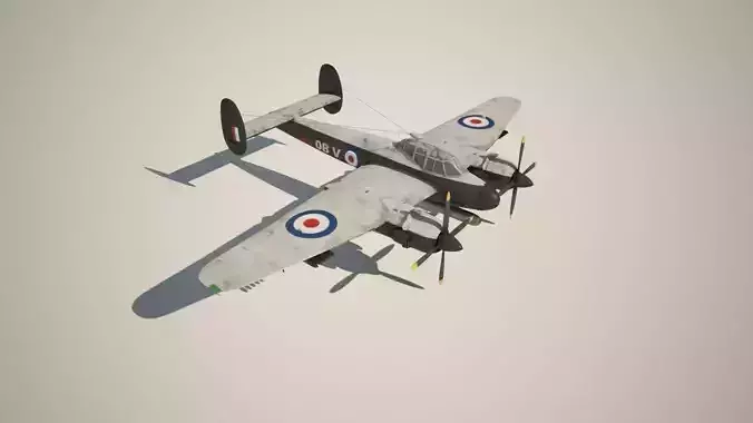 The Bristol Brigand 3D model