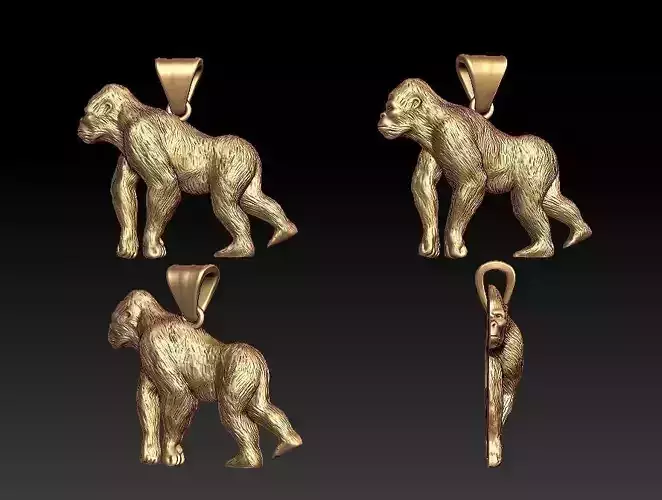 Gorilla pendant