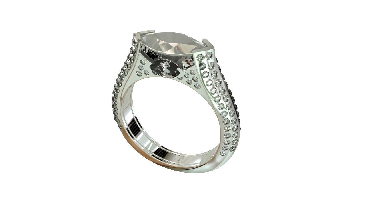 3D Ring -CG02 3D print model_1