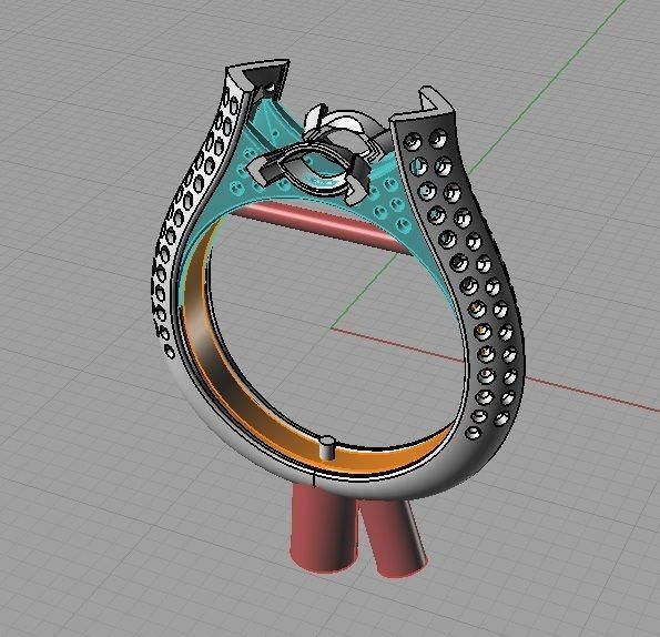 3D Ring -CG02 3D print model_10