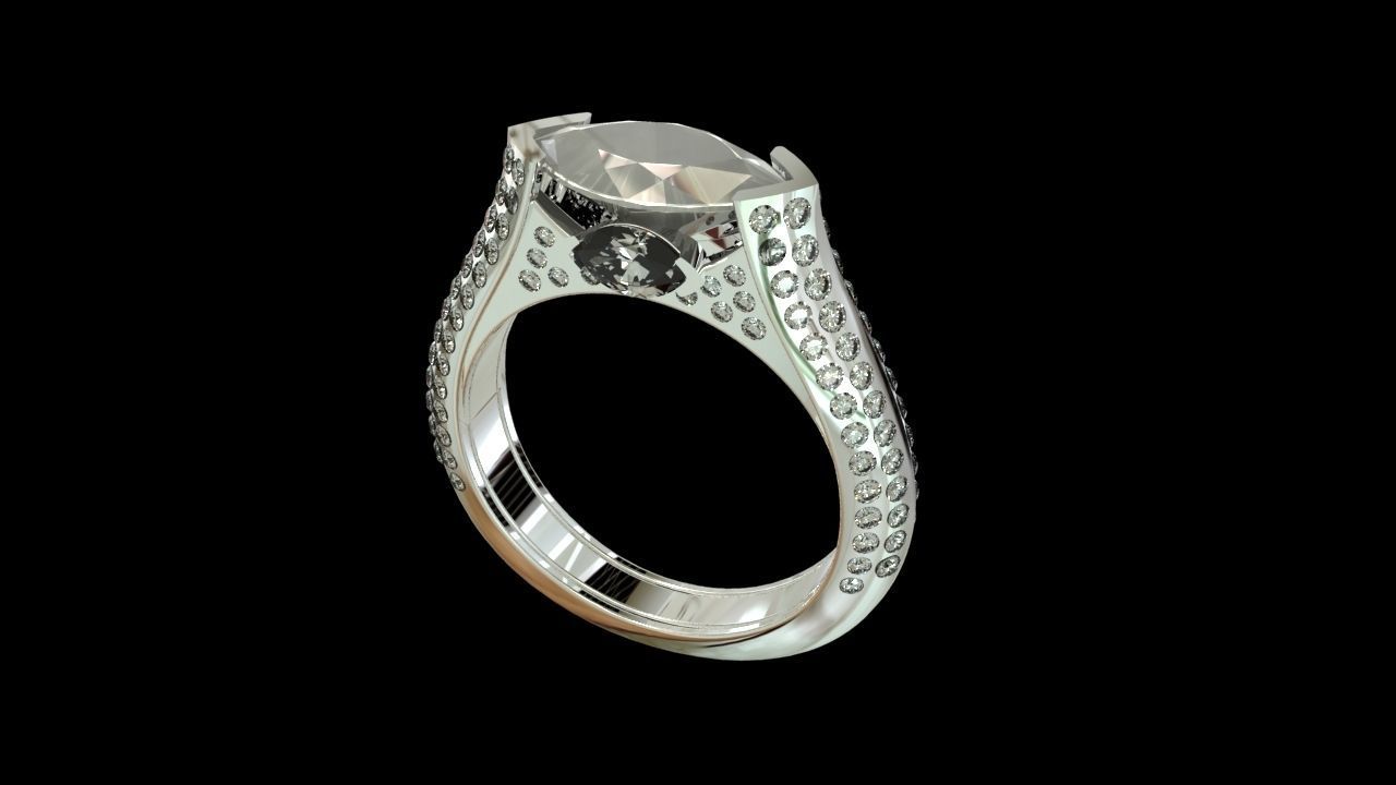 3D Ring -CG02 3D print model_2