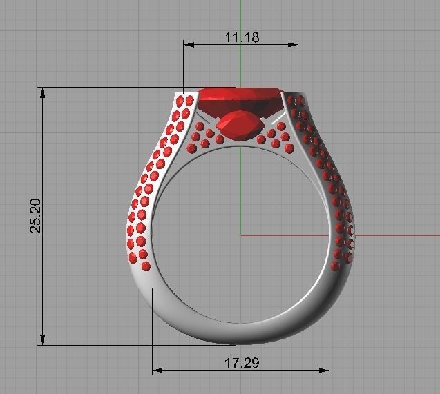 3D Ring -CG02 3D print model_6