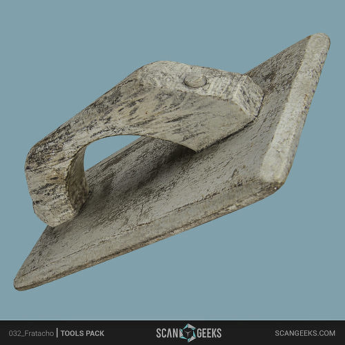 Fratacho - Photogrammetry Asset 3D PhotoScan Low-poly 3D model