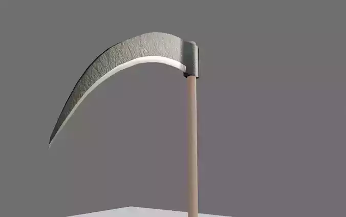 Scythe Tool - Ferramenta Foice Low-poly 3D model
