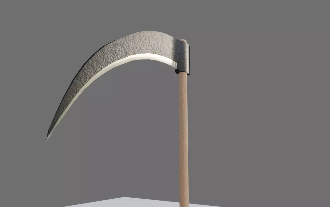 Scythe Tool - Ferramenta Foice Low-poly 3D model