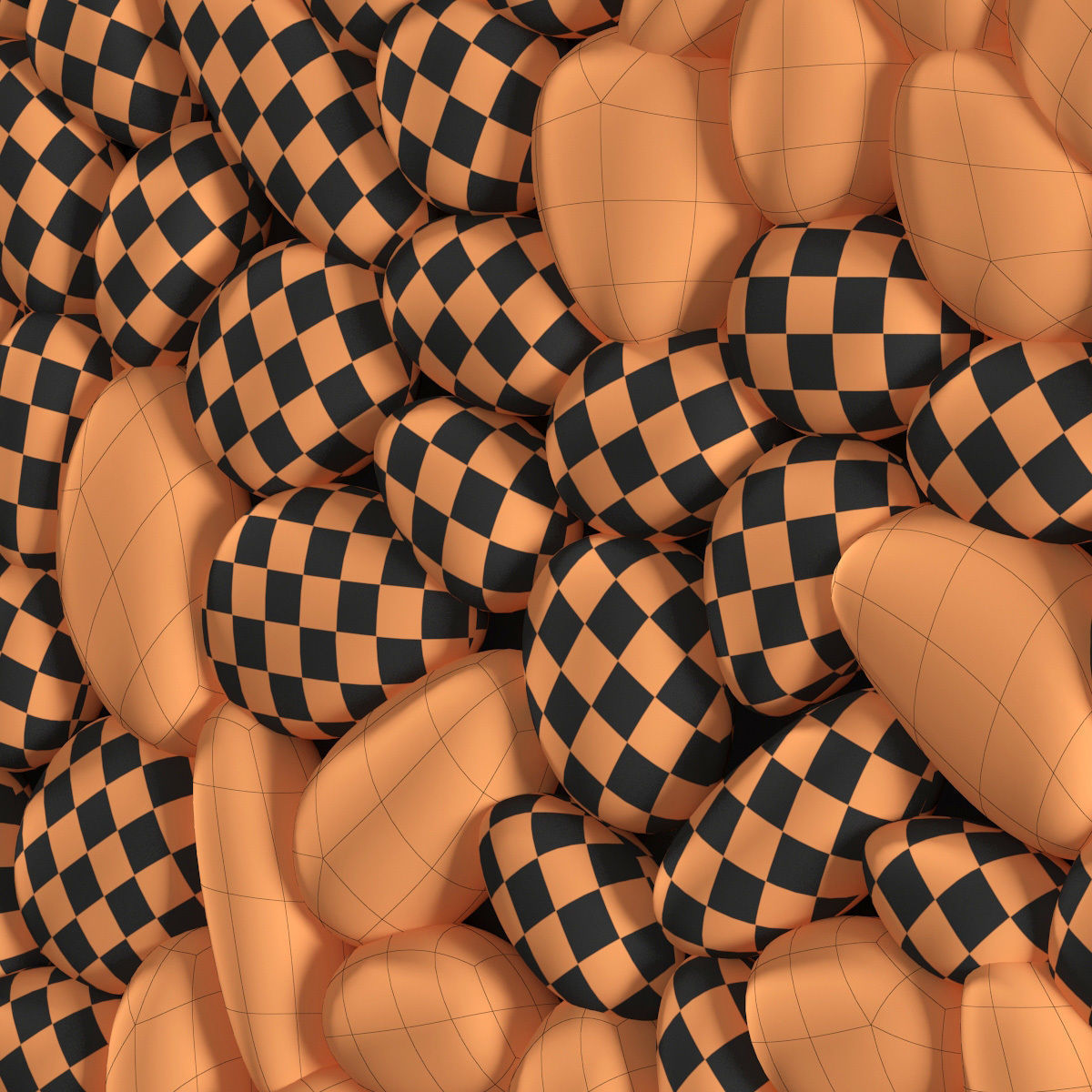 Pebble noise decor n1 3D model_9