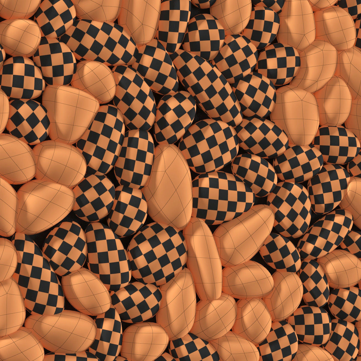 Pebble noise decor n1 3D model_10