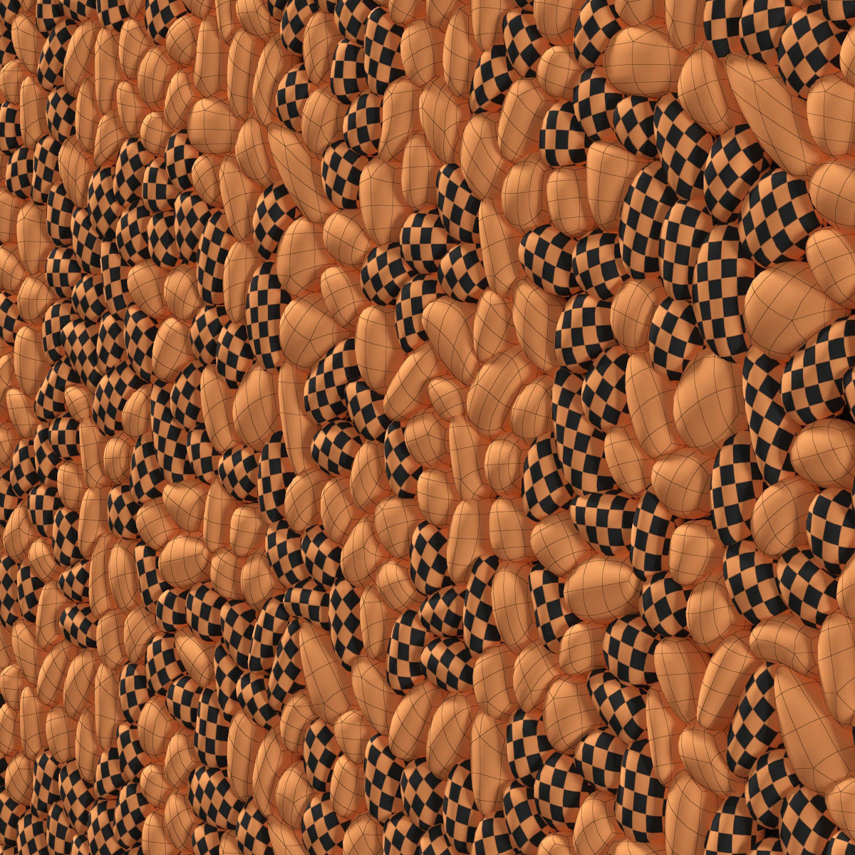 Pebble noise decor n1 3D model_8