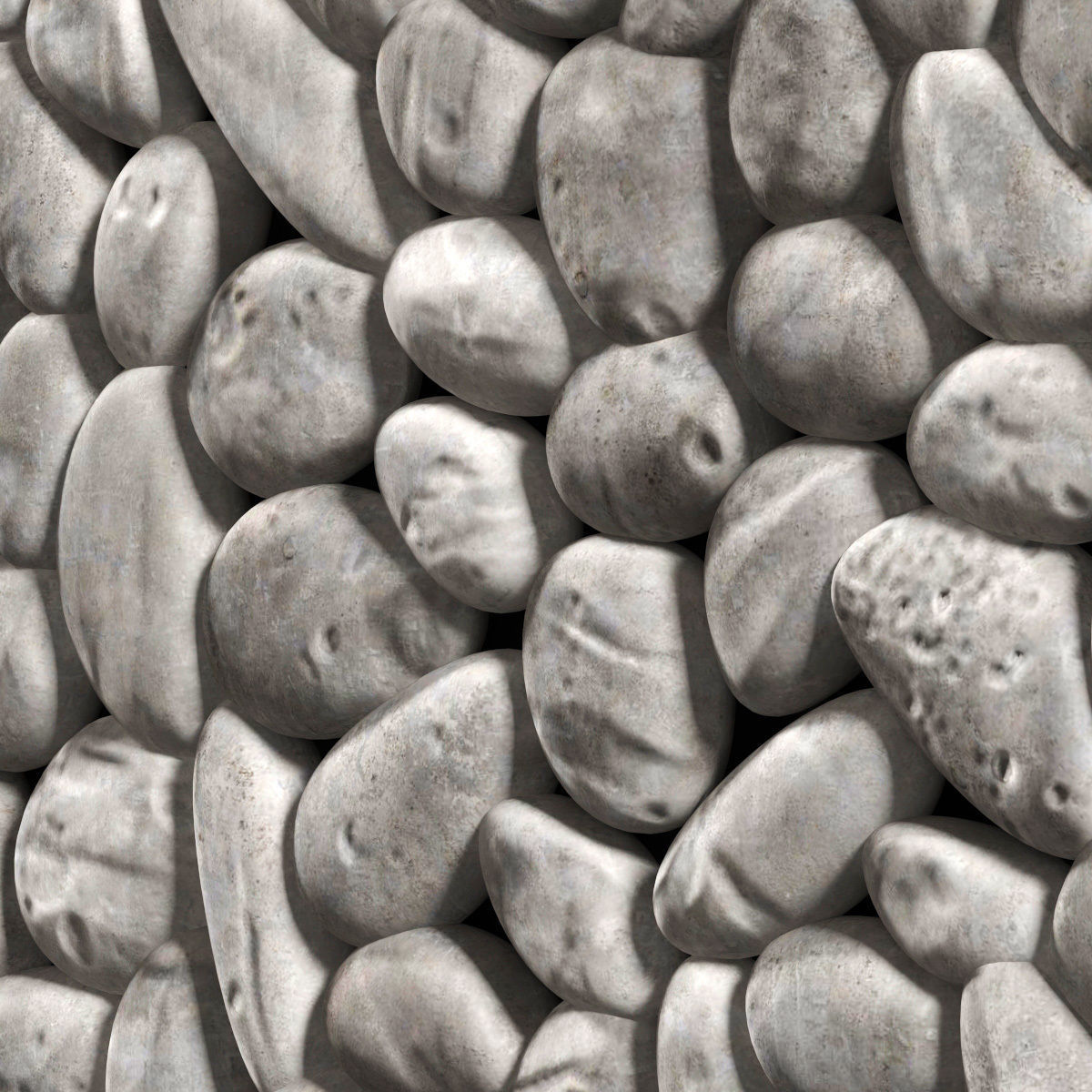 Pebble noise decor n1 3D model_4