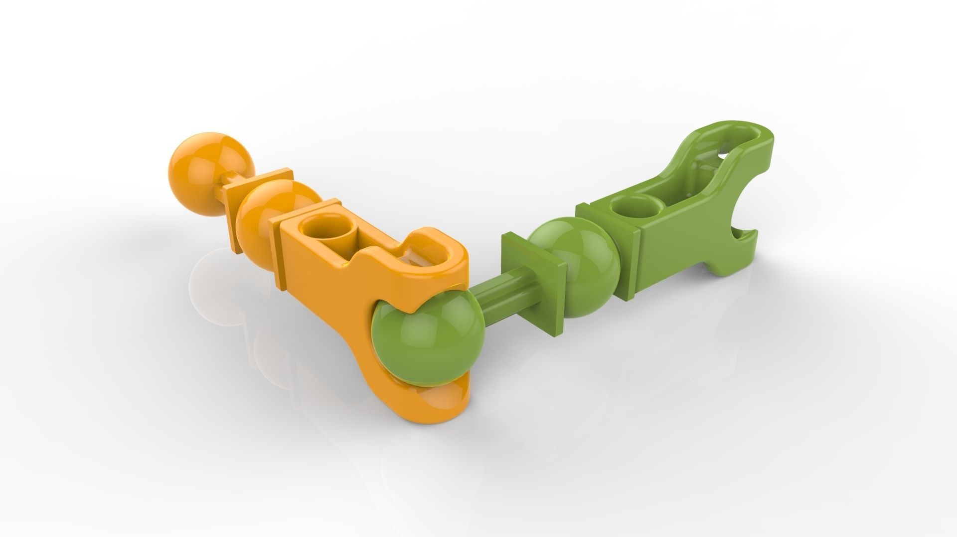 LEGO Bionicle compatible part 3D print model_2