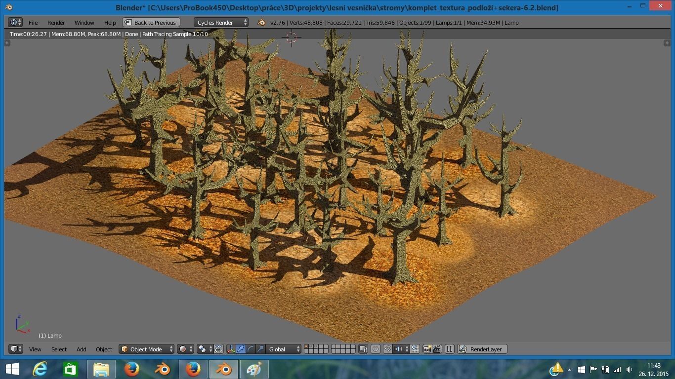treetop village Low-poly 3D model_13