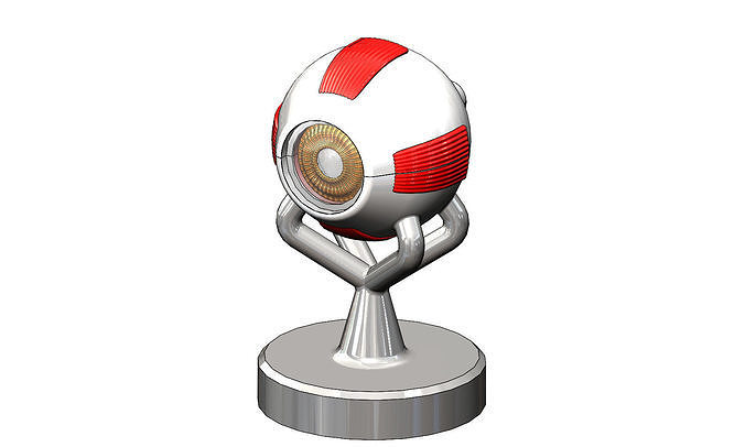 3d model-replica of a human eye anatomy 3D print model