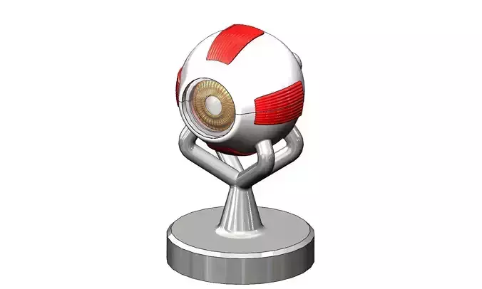 3d model-replica of a human eye anatomy 3D print model