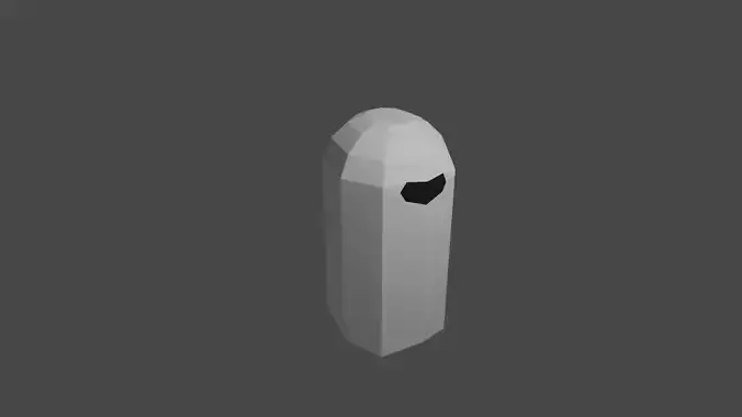 Low Poly Ghost Designs Free low-poly 3D model