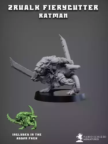 Zrualk Fierycutter 3D print model