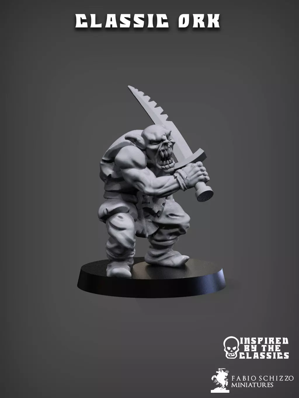 Classic Ork 3D print model_0